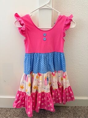 Eleanor Rose Castle & Carrage Tiered Ruffle Dress